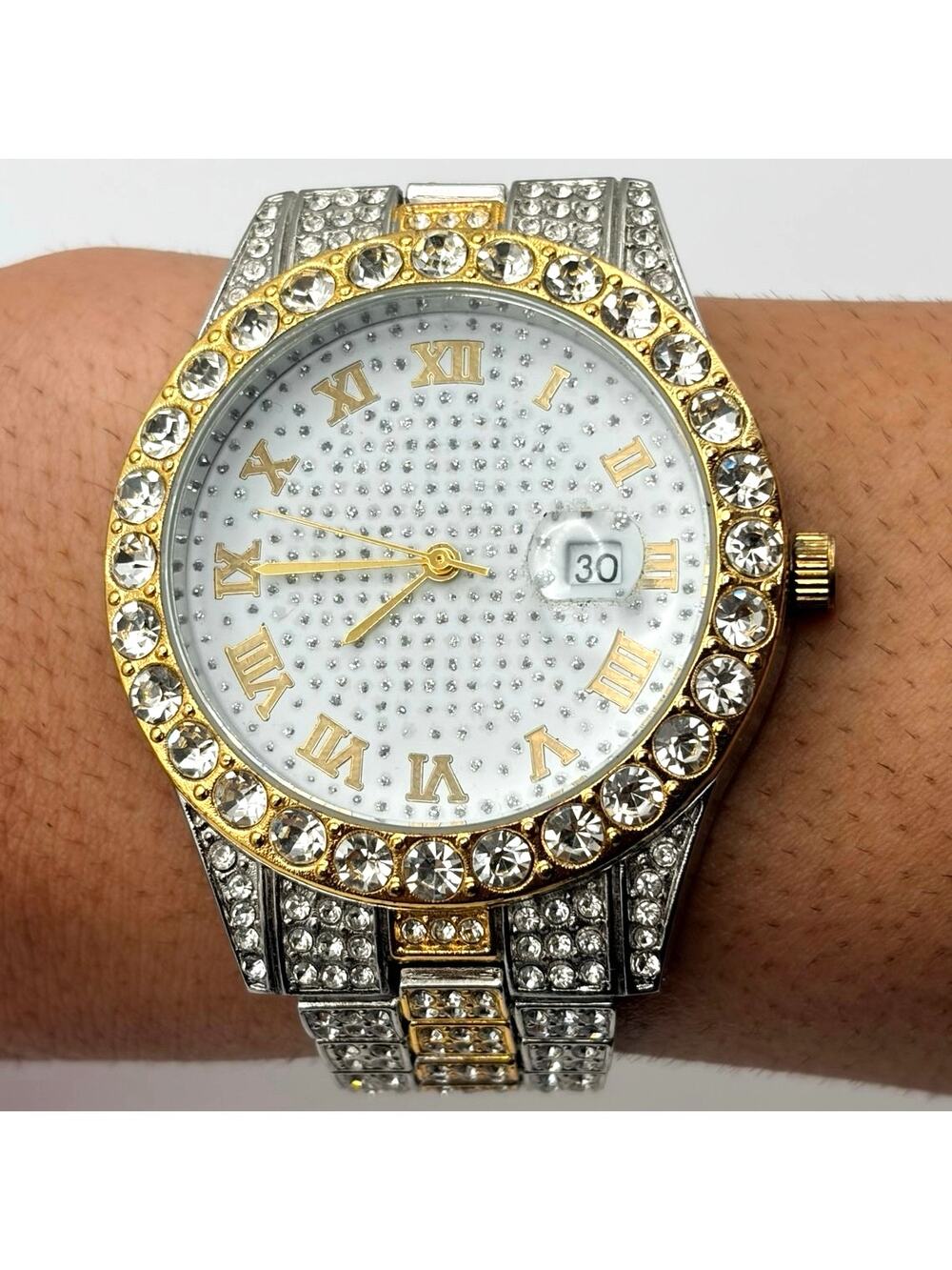 Silver & Gold Retro Men’s Watch